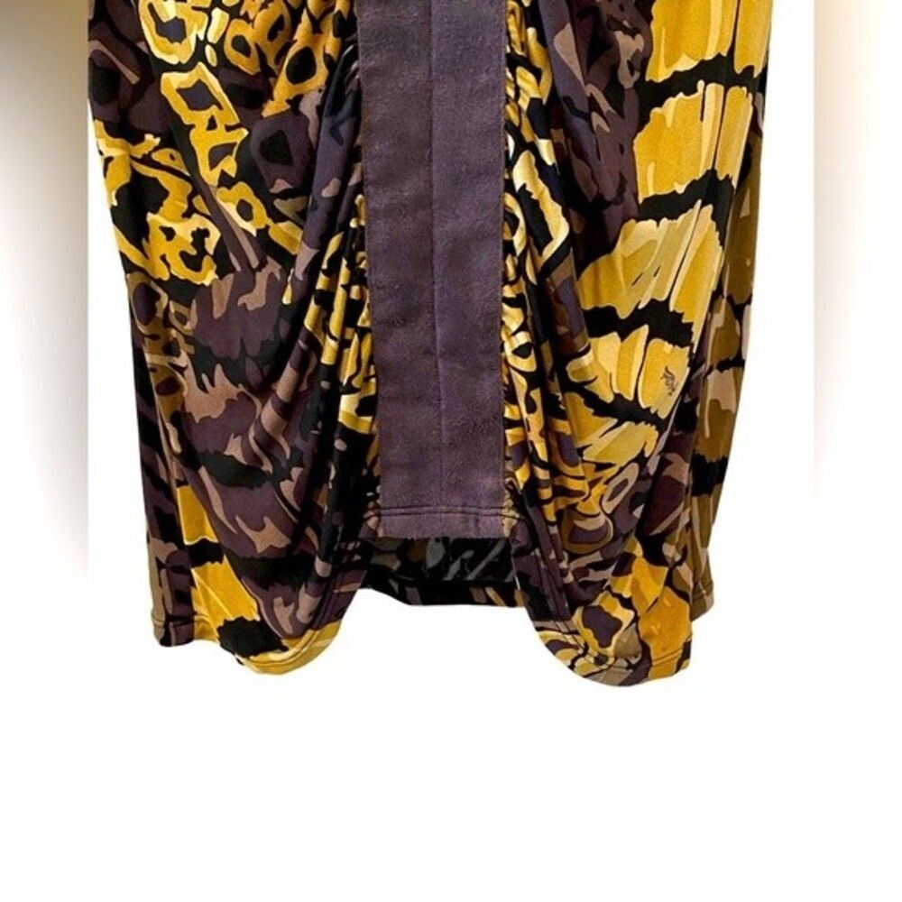 Hale Bob | Hale Bob Silk V-Neck Cocktail Dress Designer Dress retail $298 NWOT S - Picture 14 of 14